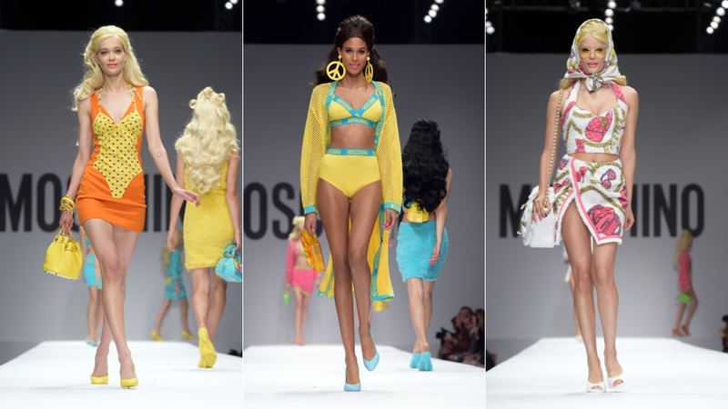Illustration for article titled Moschino's Spring Collection: An Entire Barbie Dream-Wardrobe